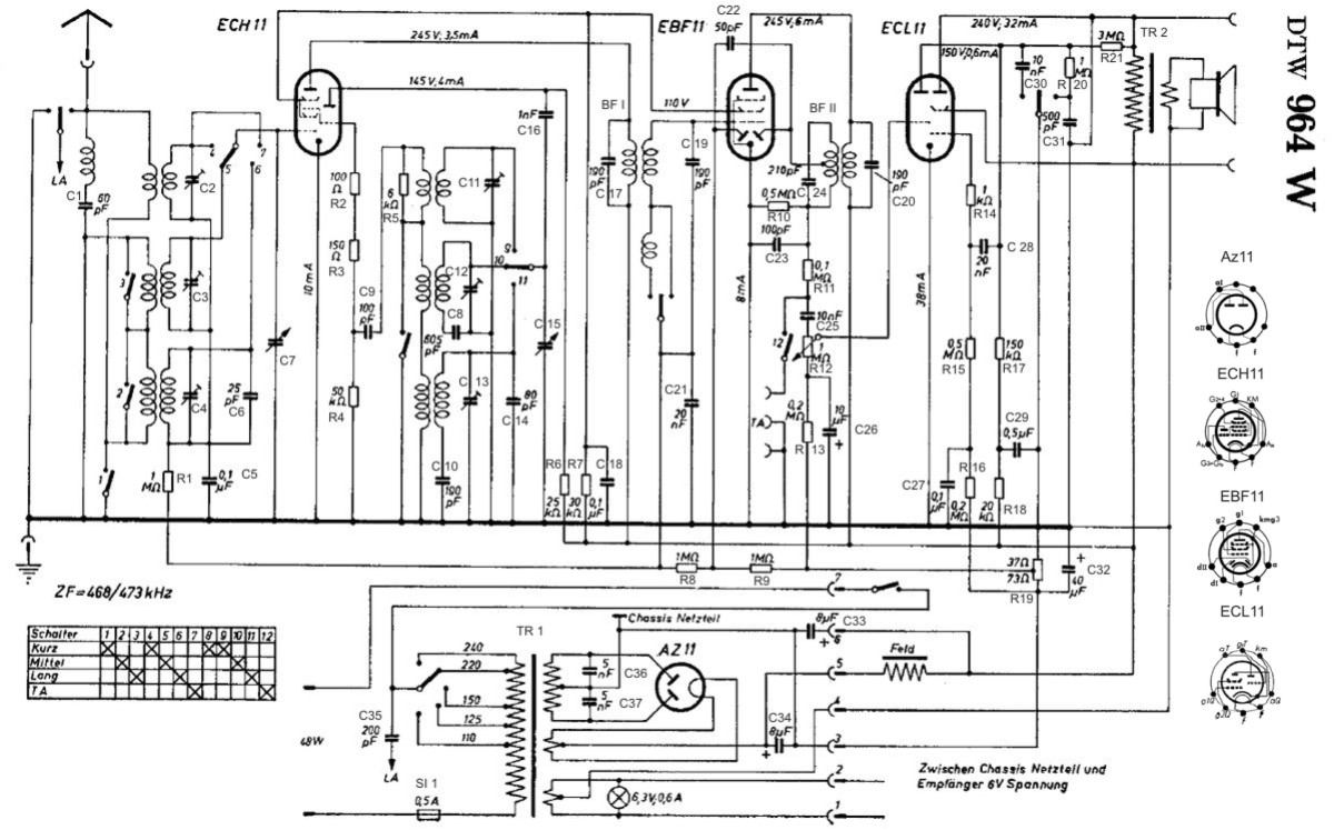 schematics DeTeWe 964W