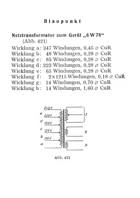 Wickeldaten Netztrafo