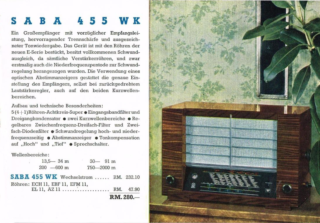 SABA 455WK Haendlerprospekt 38