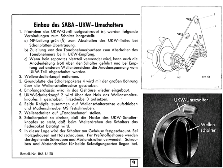 SABA_UKW-S3_Schleppschalter